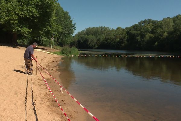 Balisage des zones interdites à la baignade