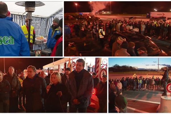 Démonstration de force des agriculteurs du Centre Val de Loire lundi. Ils ont passé la nuit sur l'A10. 