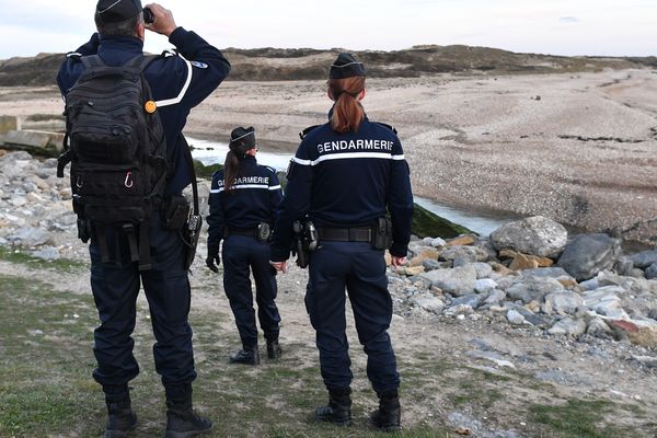 Image d'illustration à Calais. Les gendarmes patrouillent sur les plages du Nord et du Pas-de-Calais, de jour comme de nuit. 