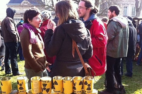 Rassemblement des anti-nucléaires à Caen, 4 mars 2013