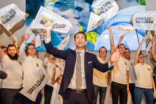 Tom Van Grieken, leader du Vlaams Belang