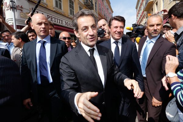 Nicolas Sarkozy à Nice en 2013.