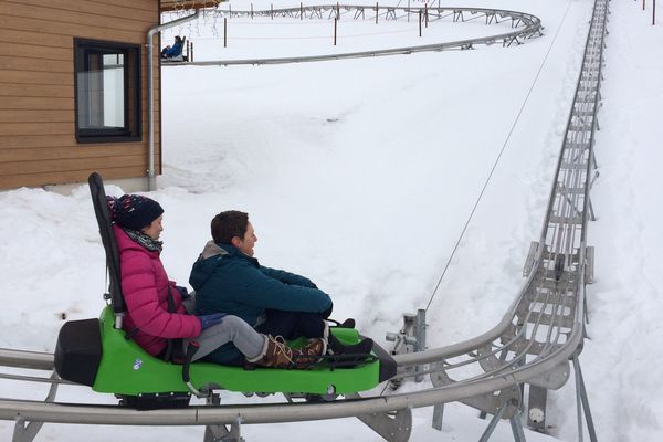 La nouvelle speed luge d'Autrans Méaudre. 