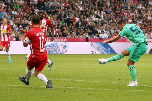 Eden Hazard a marqué mercredi soir d'une superbe frappe du droit à l'entrée de la surface, contre Salzburg.