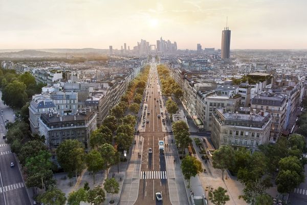 L'avenue de la Grande Armée restructurée