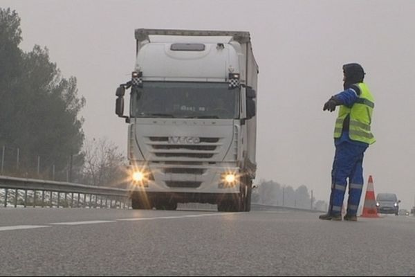 C'est sur l'A64 que l'accident a eu lieu, dans les Hautes-Pyrénées.