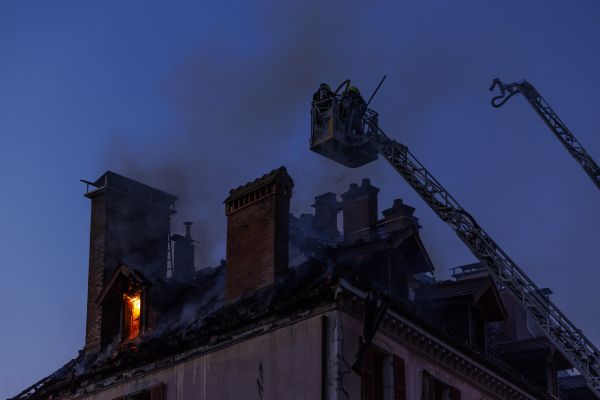 L'incendie a eu lieu dans une habitation de 300 mètres carrés.