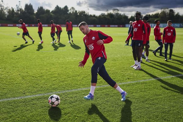 Le groupe lillois s'entraîne, à 24 heures de la rencontre contre le Real Madrid prévue le 2 octobre à 21 heures.