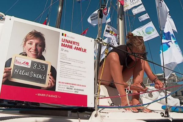 Marie-Amélie Lenaerts est l'une des huit femmes à participer à la Mini-transat 2019.