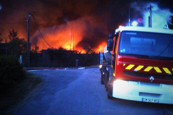 L'incendie était visible depuis Saulieu.