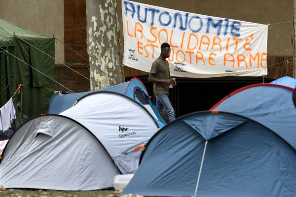 Ces réfugiés occupent un bâtiment de l'université Paul Sabatier depuis l'expulsion de leur campement des allées Jules Guesde.