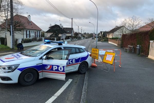 Le déminage a eu lieu dans la matinée.