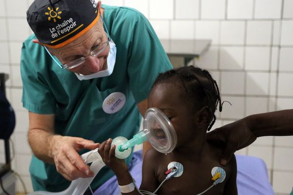 Lors d'une précédente mission en 2017, à Ouagadougou au Burkina Faso.