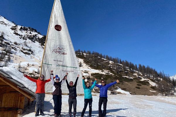 Même là-haut, elles trouvent une voile