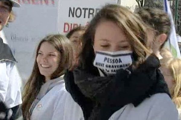 Manifestation des chirurgiens-dentistes e 15 mars dernier à Toulon.