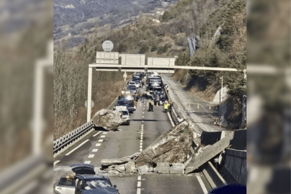 PHOTOS. Courchevel, Tignes, La Plagne : l'accès aux stations de Savoie rouvert mais "très difficile" à cause d'un éboulement