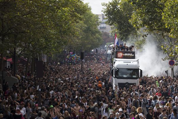 La Techno Parade 2015 à Paris.