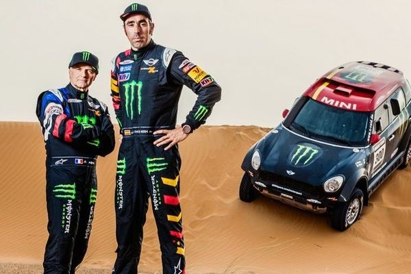 Le duo Périn-Roma et leur nouvelle monture ambitionnent un nouveau titre sur ce Dakar 2015.