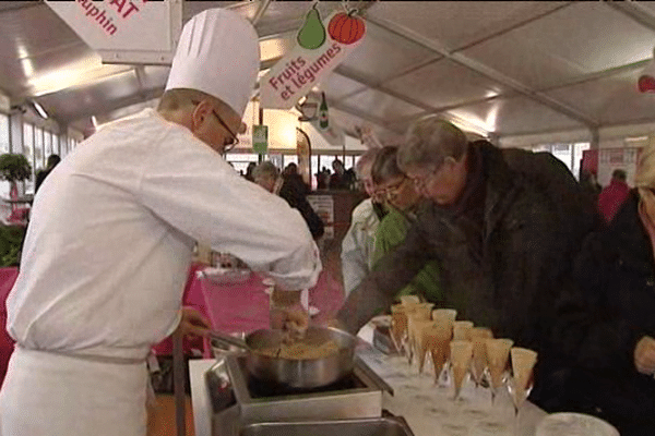 Une vingtaine de chef caennais sont présents place Saint-sauveur jusqu'à samedi