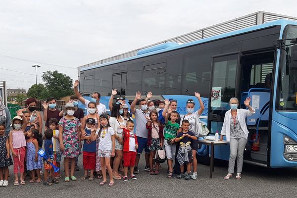 Une sortie à la mer organisée par les Restos du Cœur de la Haute-Garonne en 2020 pour les enfants défavorisés. 