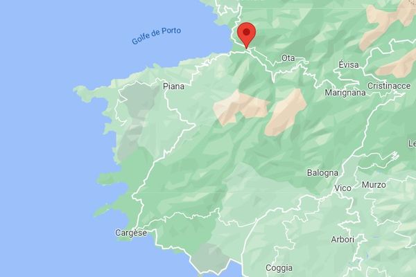 Pour rejoindre Evisa, et rentrer dans les terres, il faudra effectuer un détour.