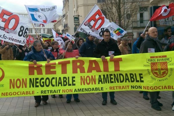 Toutes les catégories sociales étaient représentées cet après-midi à Poitiers. 