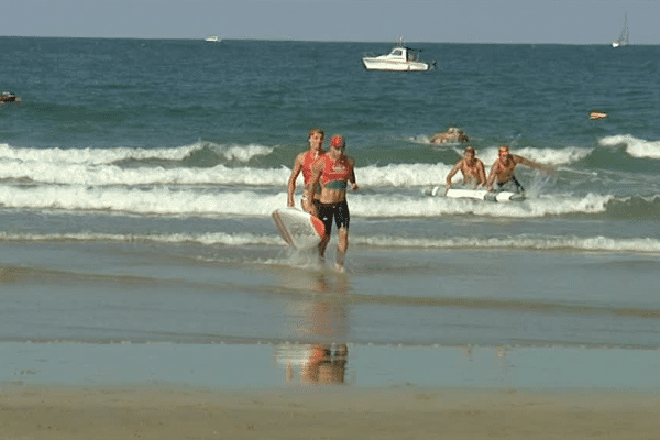 Les meilleurs sauveteurs côtiers français s'affrontent à Hendaye