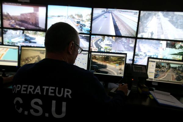 Le prisonnier a pu être arrêté grâce au Centre de Supervision Urbain (CSU) de Nice.