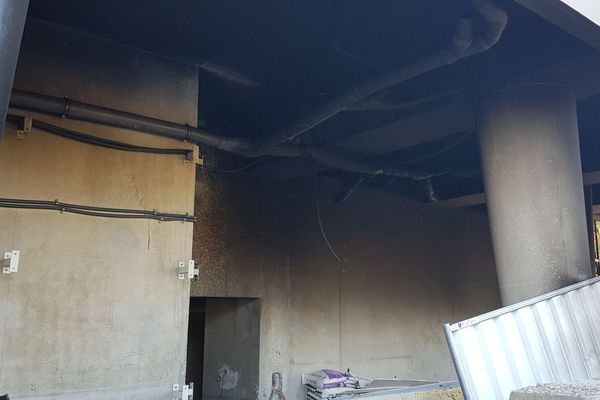 Un incendie s'est déclaré ce mercredi dans une résidence de tourisme en construction à Montpellier - 3 octobre 2018