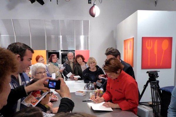 Rencontre avec Anne Alassane et Eric Vigneron sur le plateau de l’émission  "Péché Gourmand".