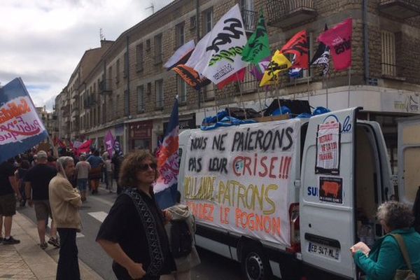 La manifestation contre la Loi Travail de ce mardi 28 juin à Poitiers