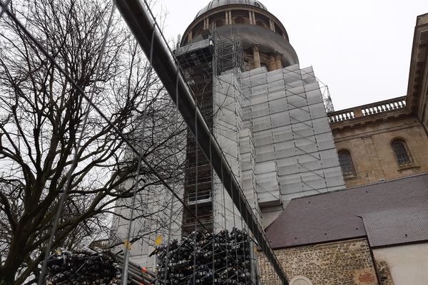 Le colossal chantier de la rénovation du dôme de la basilique Notre-Dame de Boulogne-sur-Mer
