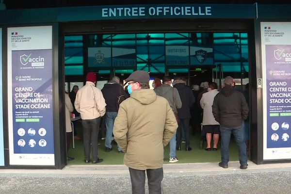 6 avril 2021- Ouverture du vaccinodrome au Stade Océane du Havre