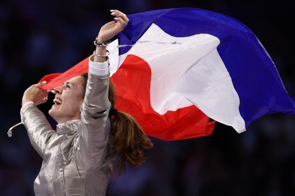 L'escrimeuse orléanaise Manon Brunet, médaillée d'or olympique en sabre.