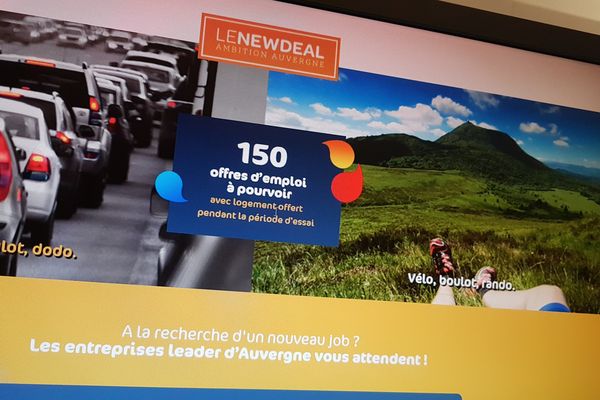 Le New Deal "Ambition Auvergne" propose 150 emplois à pourvoir.