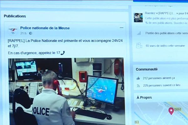 Une toute nouvelle page Facebook pour la Police 55