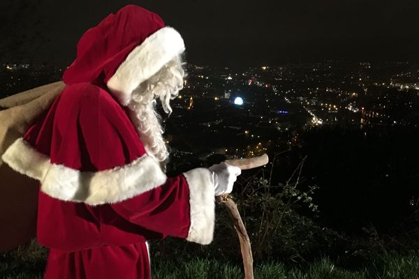 Le Père Noël débarque à Besançon