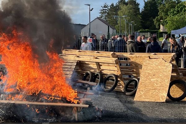 Blocage au Centre pénitentiaire des Craquelins - Châteauroux (Indre) - 15 mai 2024