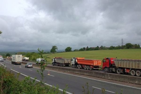 Travaux de réfection de la chaussée entre Écuisse et Saint-Laurent-d'Andenay : attention aux bouchons!