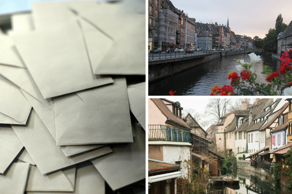 Les électeurs du Bas-Rhin et du Haut-Rhin se sont déplacés aux urnes en nombre dès le matin (de haut en bas : Strasbourg et Colmar).