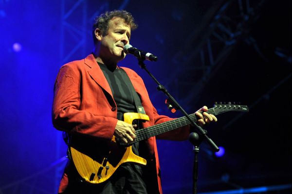 Johnny Clegg lors de son concert à Toulouse en 2010