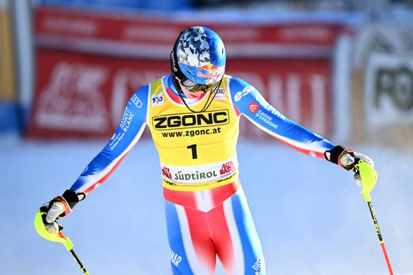 Clément Noël a terminé 6e du slalom d'Alta Badia (Italie), ce lundi 23 décembre.