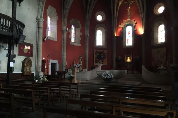 C'est à l'intérieur de cette église qu'une dizaine de migrants a été interpellé vendredi 26 août 2022 à Urrugne.