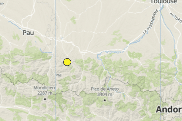 La terre a de nouveau tremblée ce jeudi 26 décembre dans les Hautes-Pyrénées. Un séisme toujours de magnitude 2.