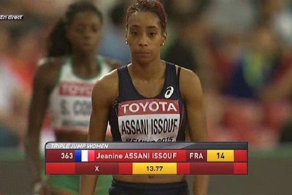 Jeanine Assani Issouf s'est qualifiée pour la finale du triple saut ce samedi 22 août 2015