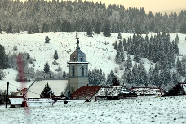 Mouthe, dans le massif du Jura, est souvent parmi les villes les plus froides de France.