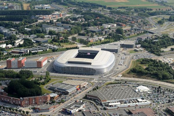 Vue aérienne du stade Pierre Mauroy