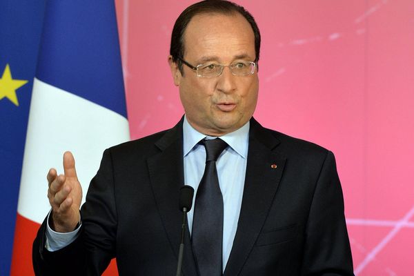 François Hollande a prononcé un discours, un peu plus tôt dans la journée, à Lorient