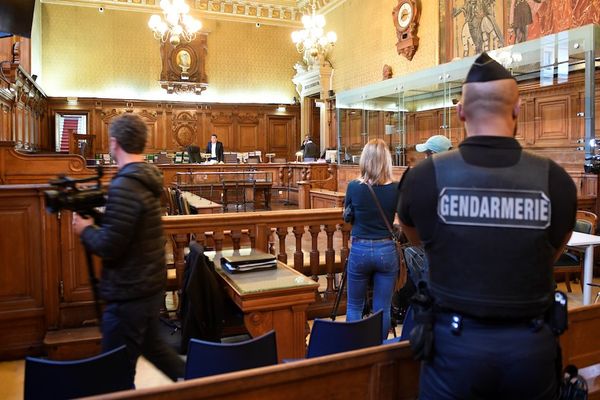 La salle d'audience du procès Merah