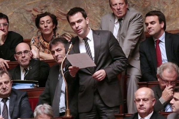 Le député de l'Isère Olivier Véran à l'Assemblée Nationale, le 24 octobre 2012. 